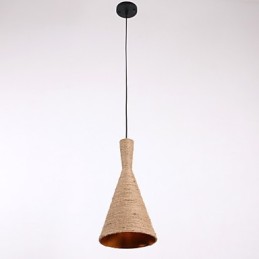 Lámpara colgante de araña estilo mini, moderna, de cuerda