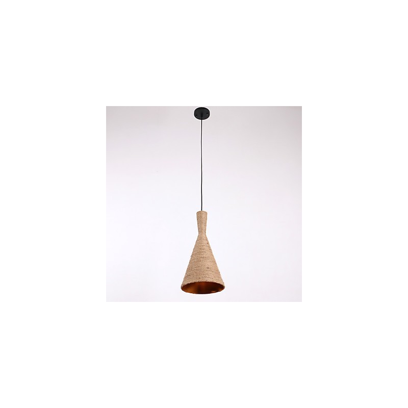 Lámpara colgante de araña estilo mini, moderna, de cuerda