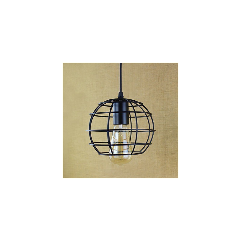 Lámparas colgantes tradicionales clásicas vintage retro campestres garaje metal