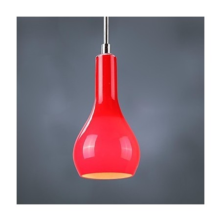Lámpara colgante moderna de metal cromado de estilo mini contemporáneo Lámpara colgante moderna de metal cromado de estilo mini contemporáneo