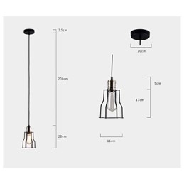Ideas de buffet de cafetería vintage industrial estadounidense con jaula de hierro forjado, lámpara colgante para sentarse