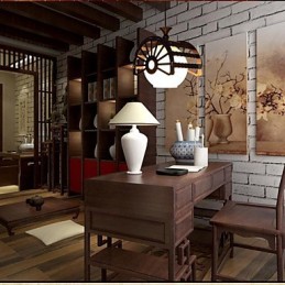 Lámpara de araña de madera clásica con estilo retro moderno de los antiguos