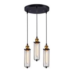 Lámpara colgante de un solo cabezal con diseño de gladiador creativo de estilo industrial de estilo campestre que restaura las costumbres antiguas.