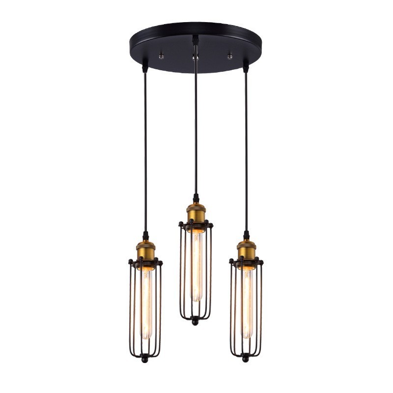 Lámpara colgante de un solo cabezal con diseño de gladiador creativo de estilo industrial de estilo campestre que restaura las costumbres antiguas.