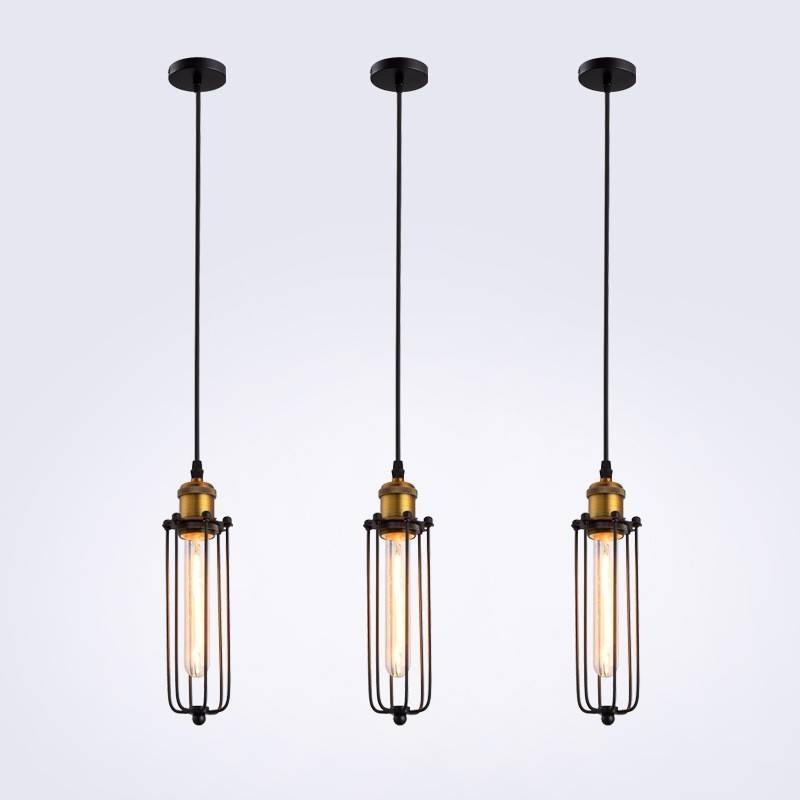 Lámpara colgante de un solo cabezal con diseño de gladiador creativo de estilo industrial de estilo campestre que restaura las costumbres antiguas.