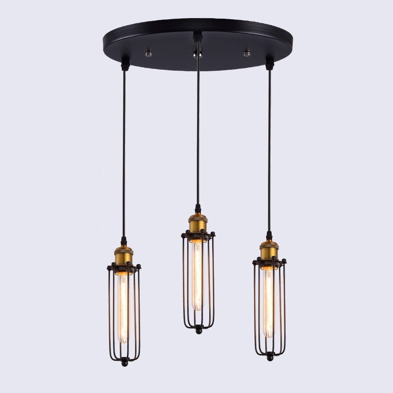 Lámpara colgante de un solo cabezal con diseño de gladiador creativo de estilo industrial de estilo campestre que restaura las costumbres antiguas.