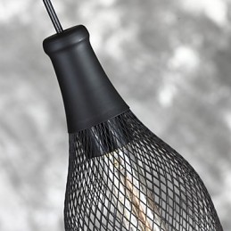 Lámpara colgante de botella vintage americana y lámpara colgante decorativa