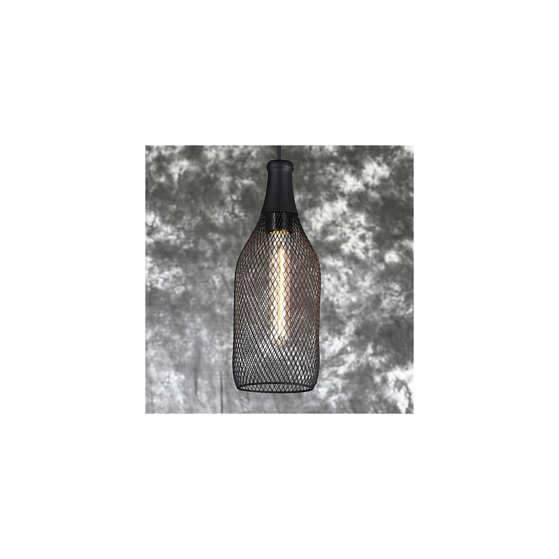 Lámpara colgante de botella vintage americana y lámpara colgante decorativa