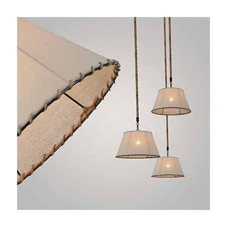 Lámparas colgantes de 1 luz, estilo vintage, estilo industrial, tela amarilla y metales, lámpara colgante Lámparas colgantes de 1 luz, estilo vintage, estilo industrial, tela amarilla y metales, lámpara colgante