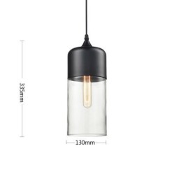 Lámpara de araña de cristal y hierro forjado de la tienda Nordic Creative Stair Shop
