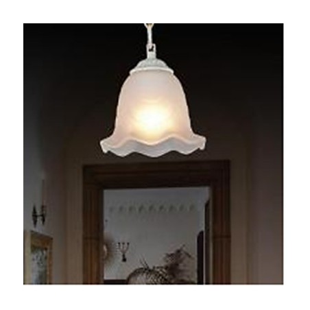 Lámpara colgante de metal con pintura retro, clásica y tradicional Lámpara colgante de metal con pintura retro, clásica y tradicional