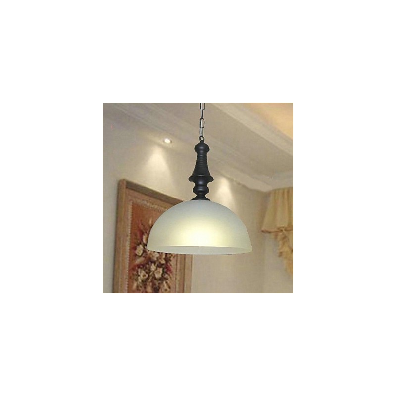 Lámpara colgante de metal con pintura estilo mini y cuenco clásico tradicional