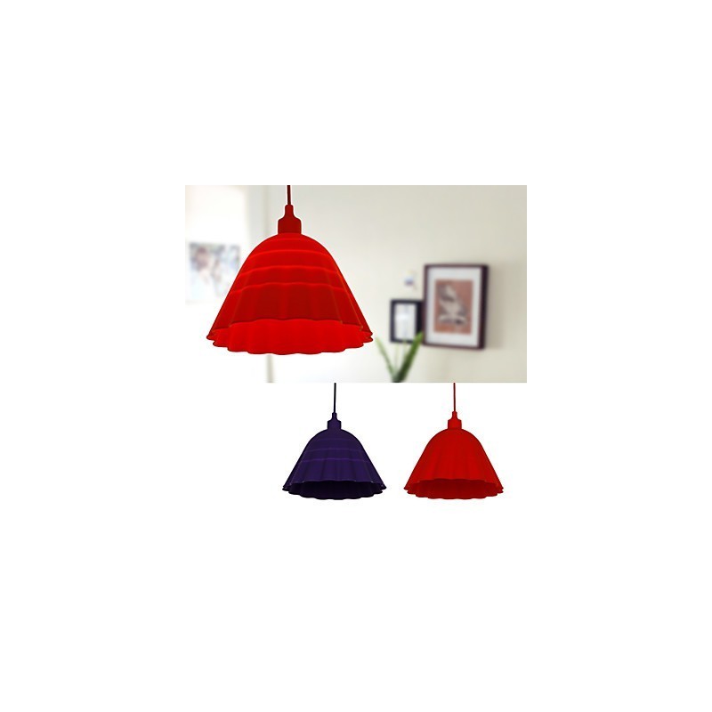 Lámpara colgante de silicona moderna y contemporánea para sala de estar, cama, comedor y niños.