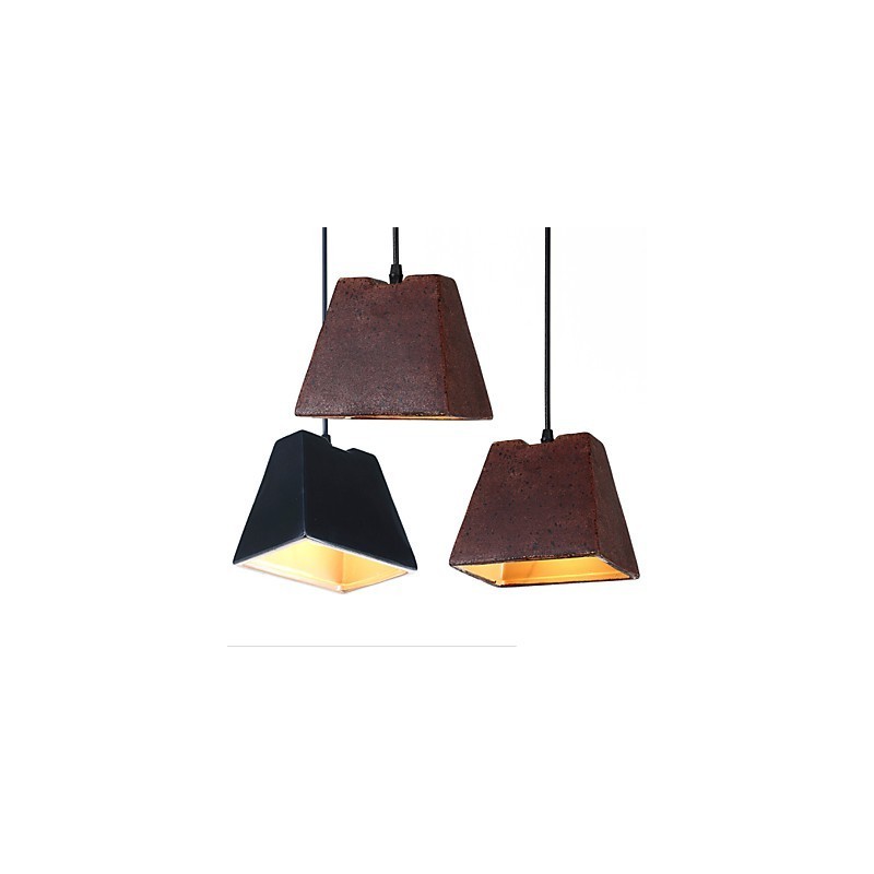 Lámpara colgante de cerámica estilo industrial vintage de Edison para decoración del hogar.