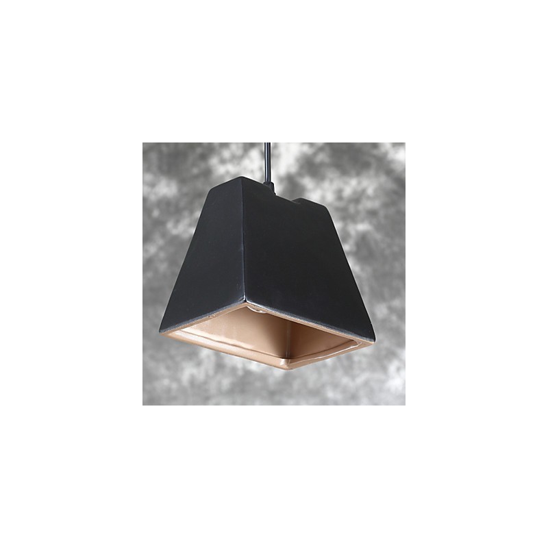 Lámpara colgante de cerámica estilo industrial vintage de Edison para decoración del hogar.