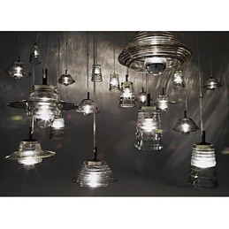Lámpara colgante de cristal contemporánea moderna
