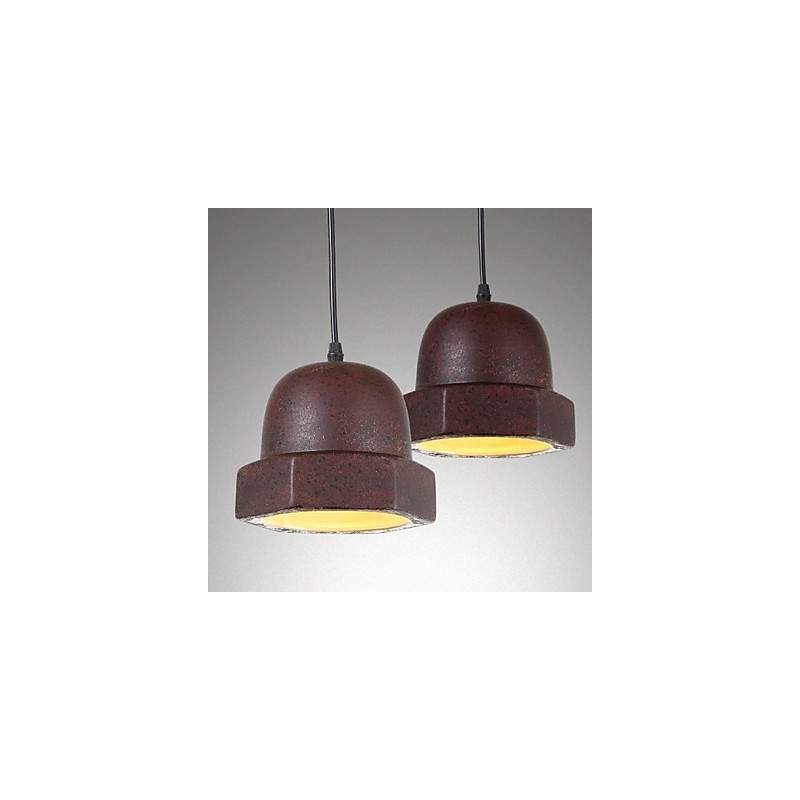 Lámpara colgante de cerámica estilo industrial vintage de Edison para decoración del hogar.