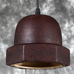 Lámpara colgante de cerámica estilo industrial vintage de Edison para decoración del hogar.
