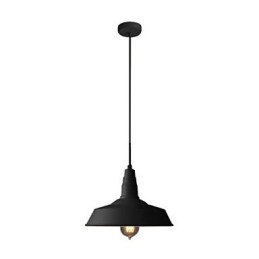 Lámpara colgante de metal con pintura vintage