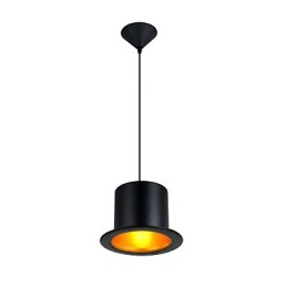 Lámpara colgante de metal con pintura retro para garaje