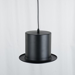 Lámpara colgante de metal con pintura retro para garaje