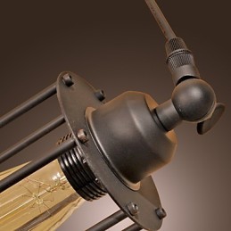 Lámpara colgante con pintura isleña clásica tradicional vintage