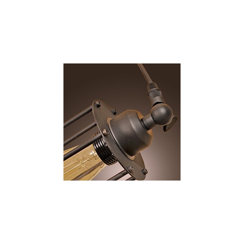 Lámpara colgante con pintura isleña clásica tradicional vintage