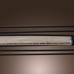 Lámpara colgante con pintura isleña clásica tradicional vintage