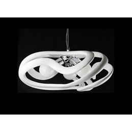 Lámpara colgante de resina con pintura contemporánea moderna