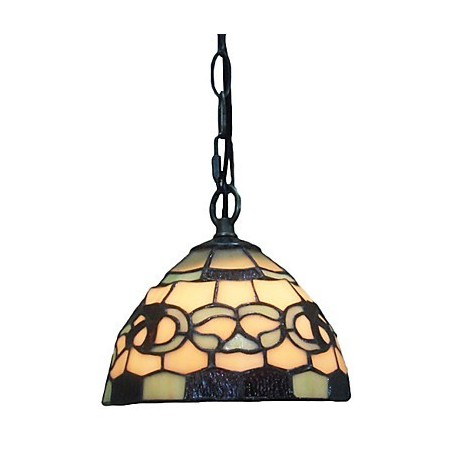 Lámpara colgante de 1 luz con pantalla de cristal Lámpara colgante de 1 luz con pantalla de cristal
