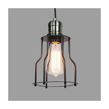 Lámpara colgante con pintura tradicional clásica vintage en estilo mini