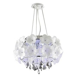 Lámpara colgante de cristal contemporánea moderna
