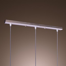 Lámpara colgante creativa de estilo francés de 3 luces en forma de copa