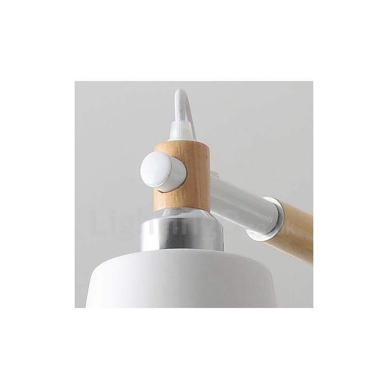 Lámpara de araña de madera contemporánea moderna de 8 luces