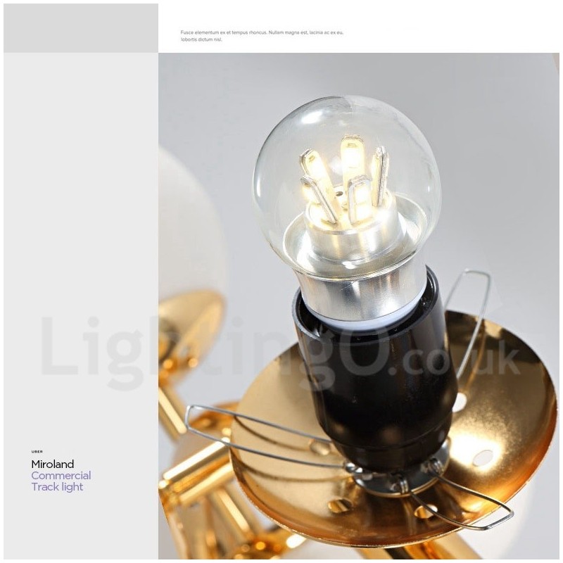 Lámpara de araña contemporánea moderna de 24 luces con pantalla de cristal