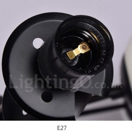 Lámpara de araña de metal negra de 12 luces y 2 niveles con pantalla de cristal, estilo moderno y contemporáneo.