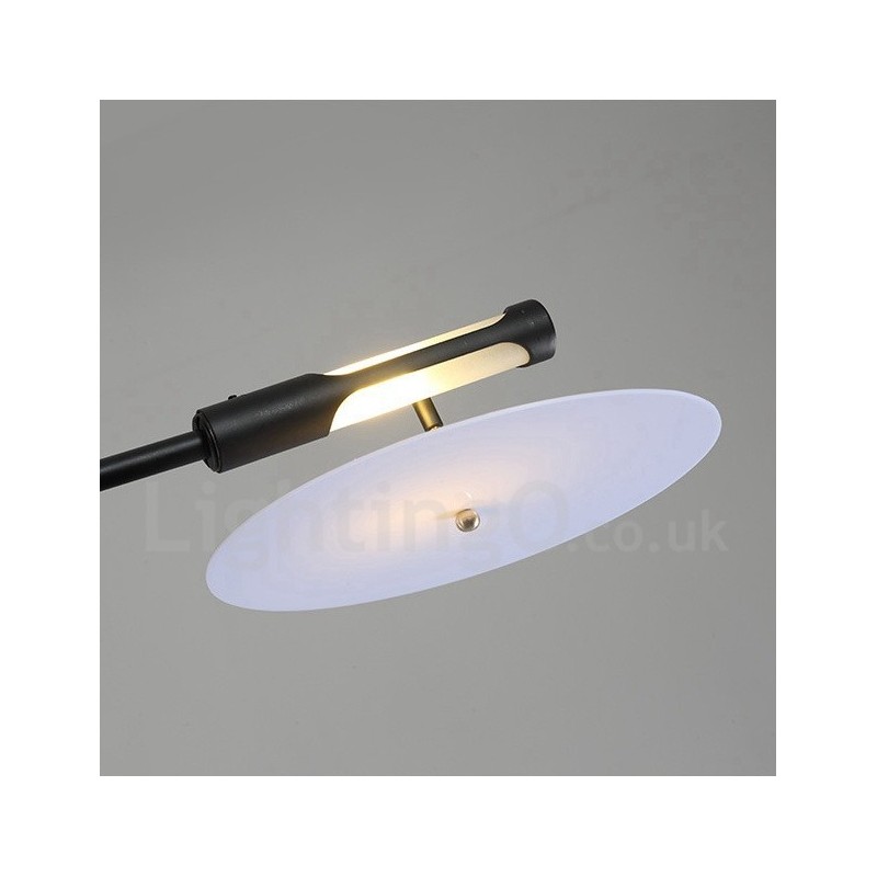 Lámpara de araña moderna contemporánea de 9 luces negra