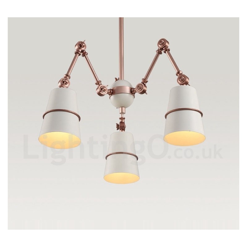 Lámpara de araña contemporánea moderna de 3 luces