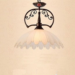 Lámpara colgante de arte retro pintada a mano Iluminación de lámparas Iluminación