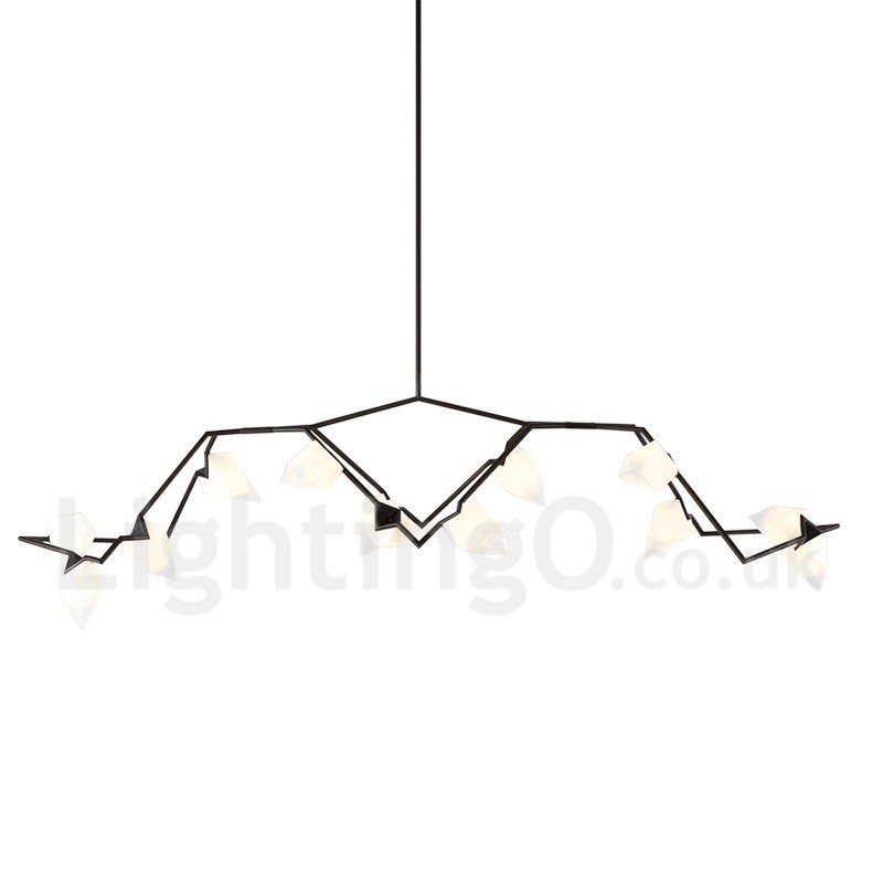 Lámpara de araña moderna contemporánea de 8 luces