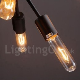Lámpara de araña Sputnik retro vintage de 12 luces