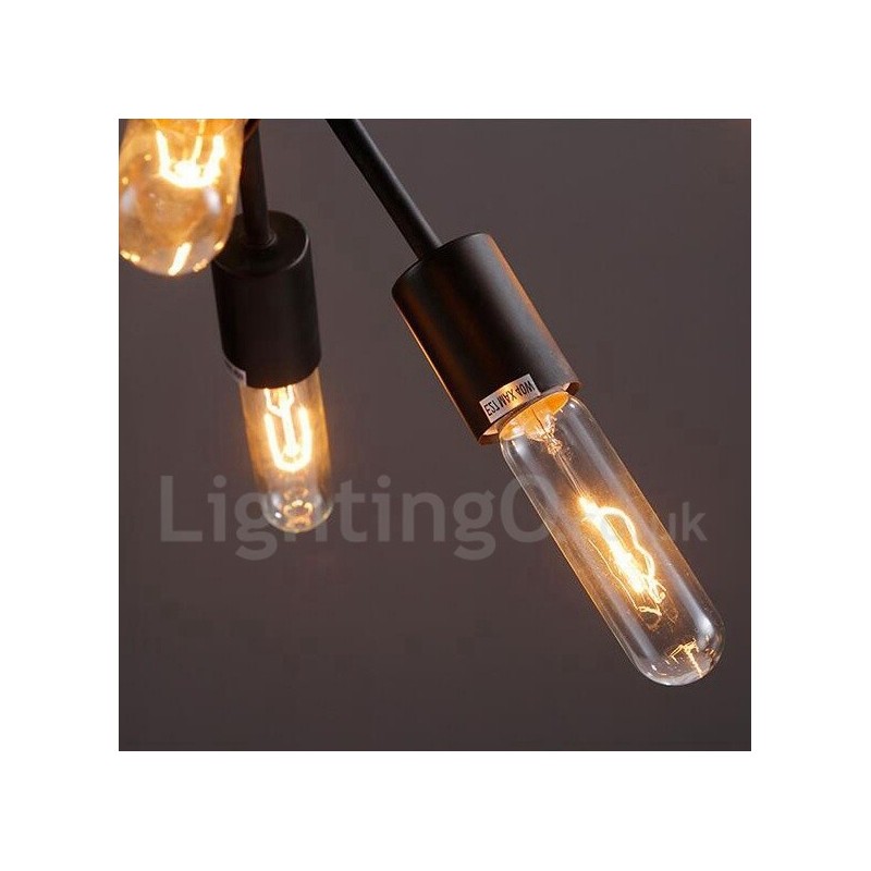 Lámpara de araña Sputnik retro vintage de 12 luces