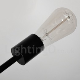 Lámpara de araña Sputnik retro vintage de 16 luces