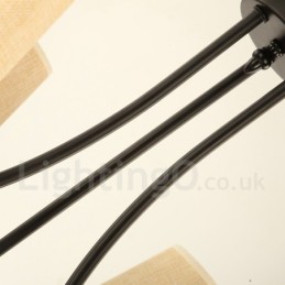 Lámpara de araña de un solo nivel de 8 luces estilo retro campestre