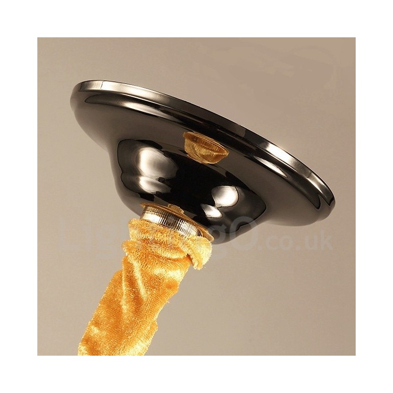 Lámpara de araña moderna contemporánea de un solo nivel de 3 luces