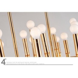 Lámpara de araña moderna contemporánea de 42 luces para iluminación