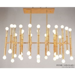 Lámpara de araña moderna contemporánea de 42 luces para iluminación