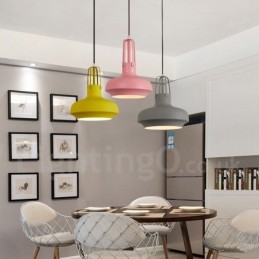 Lámpara colgante contemporánea moderna de 1 luz