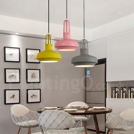 Lámpara colgante contemporánea moderna de 1 luz Lámpara colgante contemporánea moderna de 1 luz