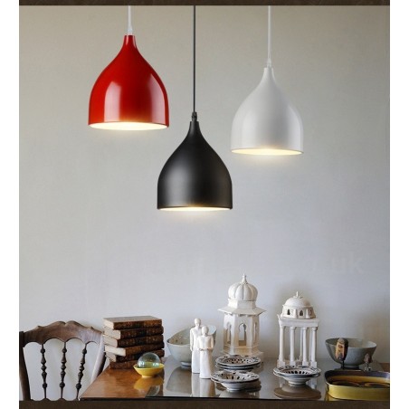Lámpara colgante contemporánea moderna de 1 luz Lámpara colgante contemporánea moderna de 1 luz